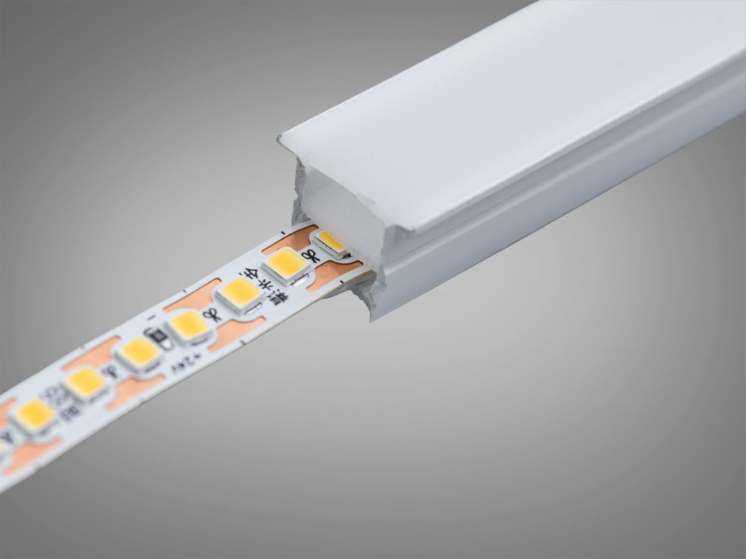 Гнучкий профіль Diasha 1212 білий врізний IP67