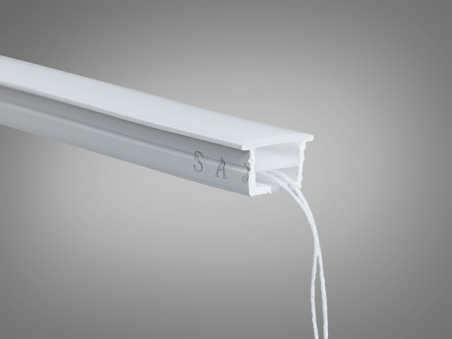 Гнучкий профіль для LED стрічки, накладний