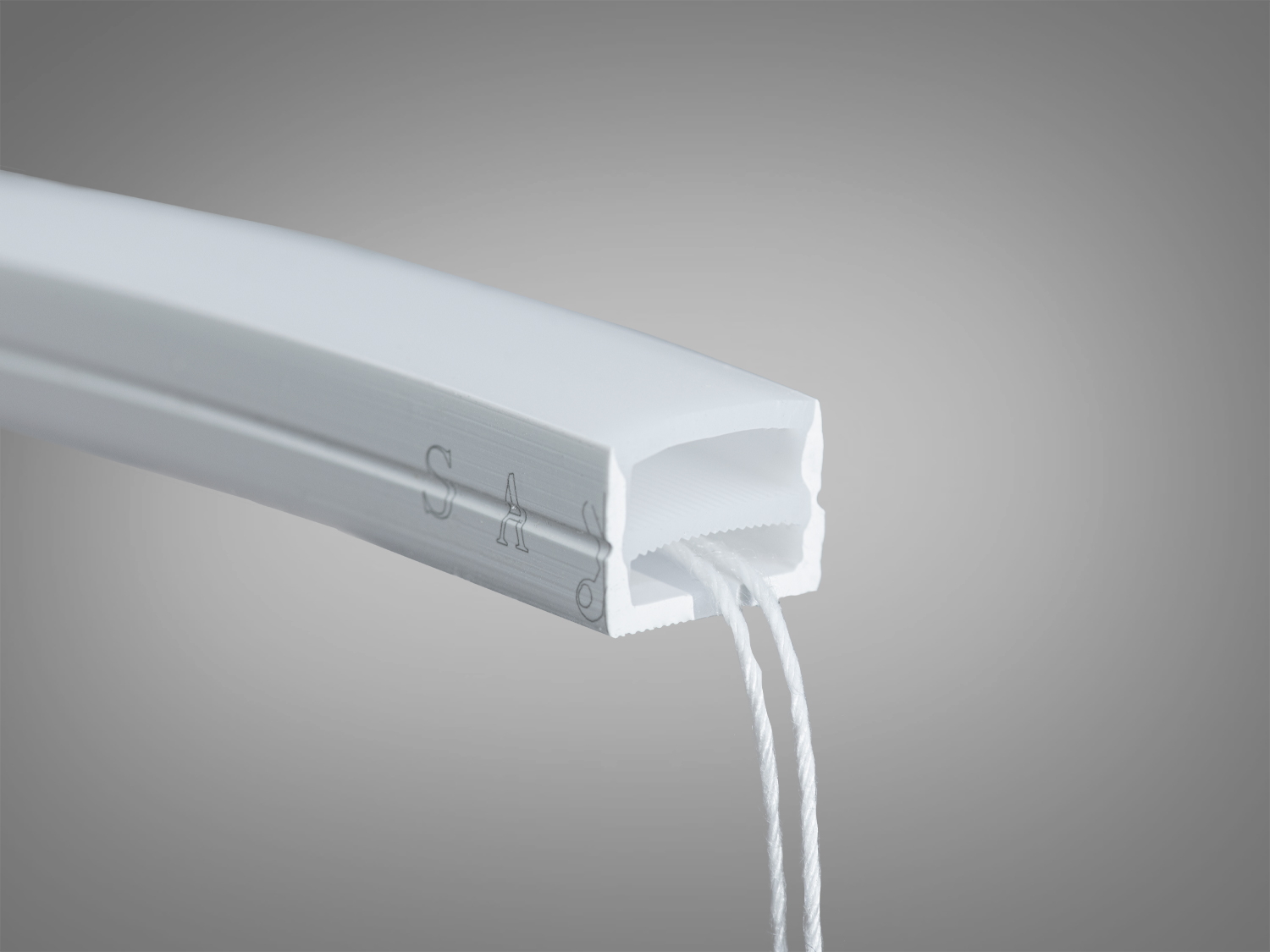 Гнучкий профіль для LED стрічки, накладний