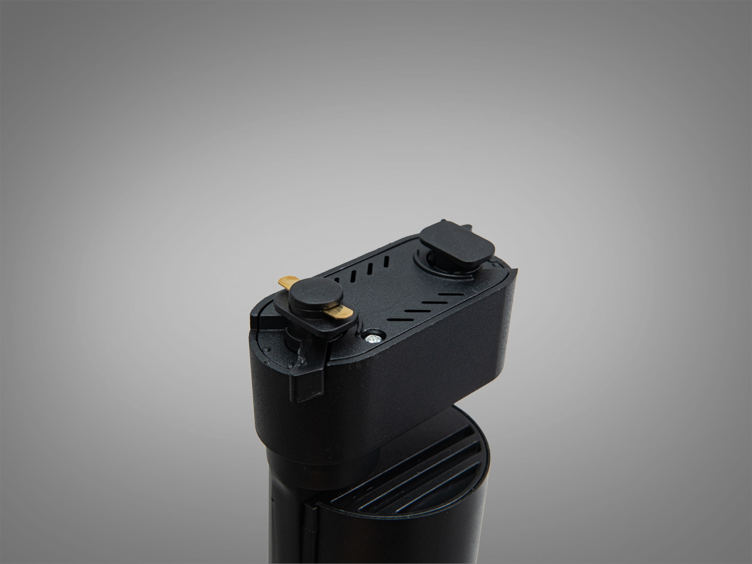 Поворотний трековий світильник чорний 10Вт 4000К