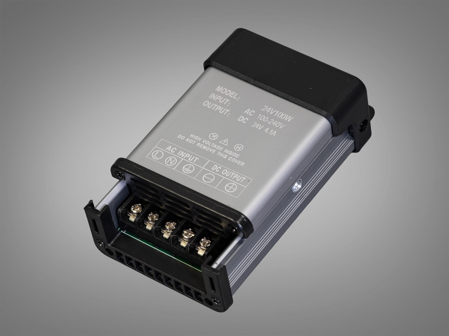 Блок живлення 24В, із захистом від дощу, 100Вт, 4.1А