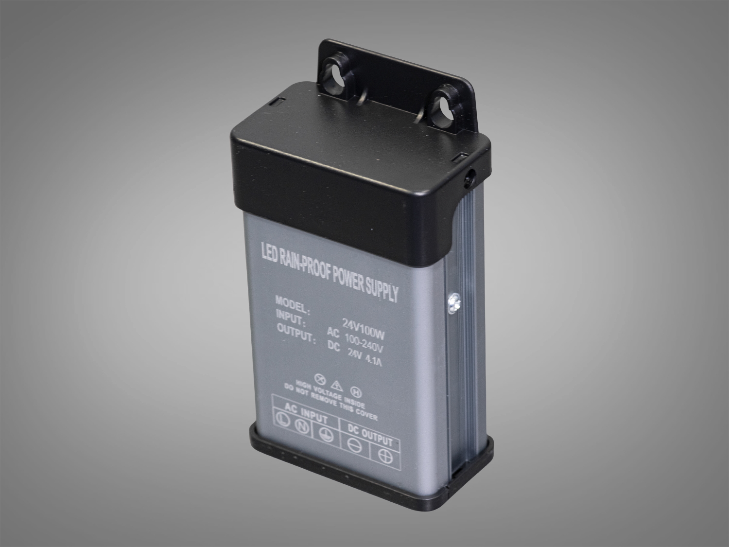 Блок живлення 24В, із захистом від дощу, 100Вт, 4.1А