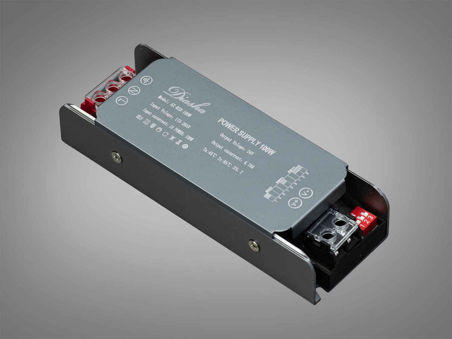 Блок живлення з плавним включенням та зміною яскравості, 24v, 100Вт, 4.1А