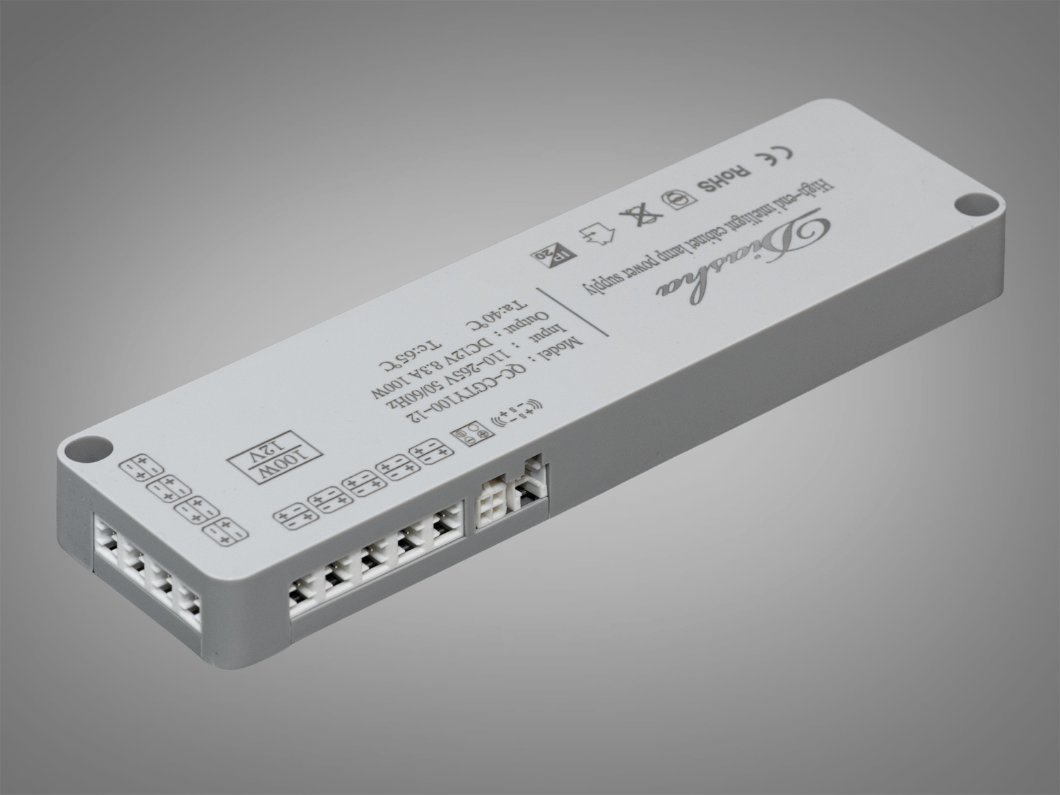 Тонкий керований блок живлення 12В, 100Вт, 8,3А