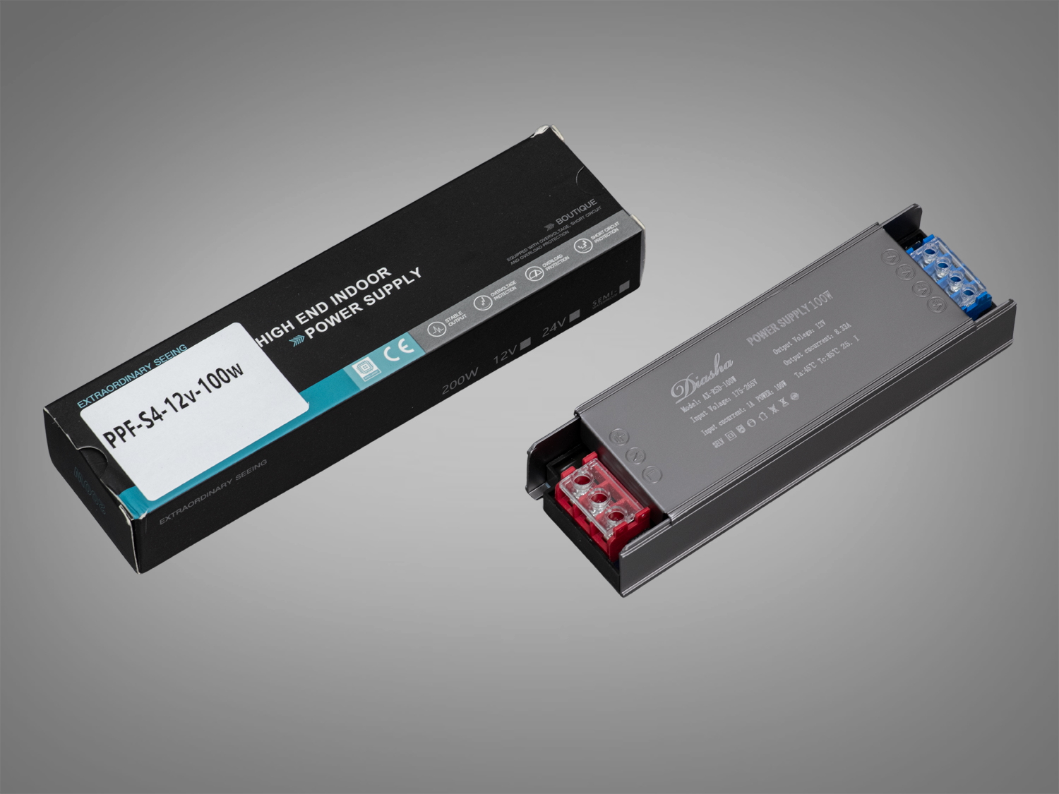 Блок живлення для LED стрічки, 12В, 100Вт, 8.33А. Це ідеальне поєднання якості, надійності та стильного виконання для живлення світлодіодних стрічок в приміщеннях. 