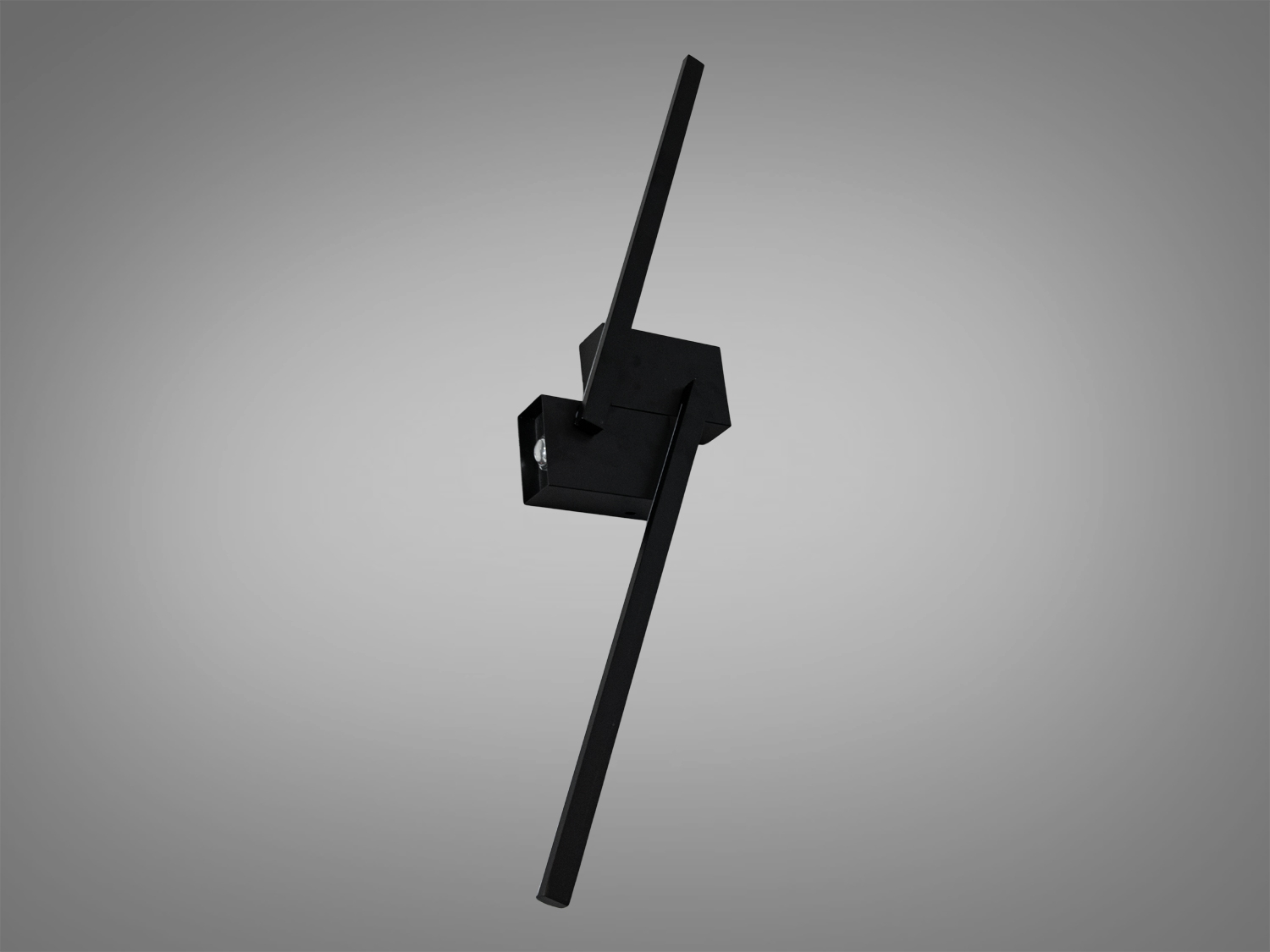 Настінний світильник Line чорний 25W стильний мінімалізм