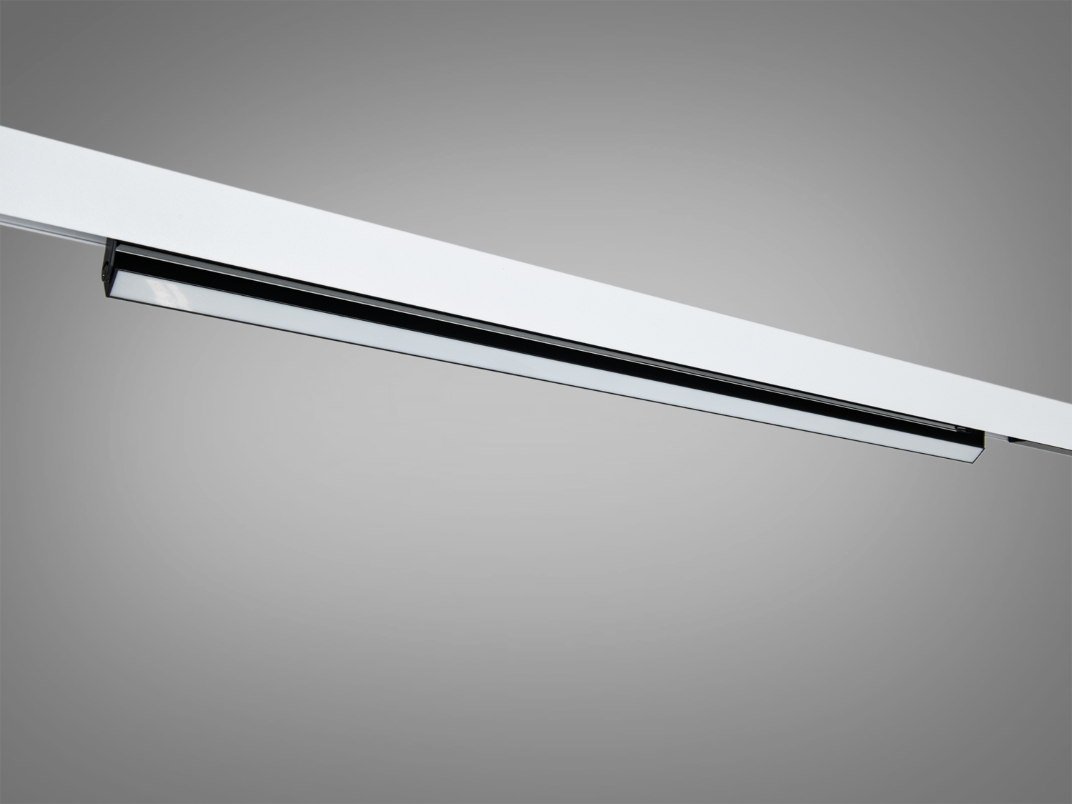 Лінійний поворотний трековий led світильник магнітний, 36Вт, чорний