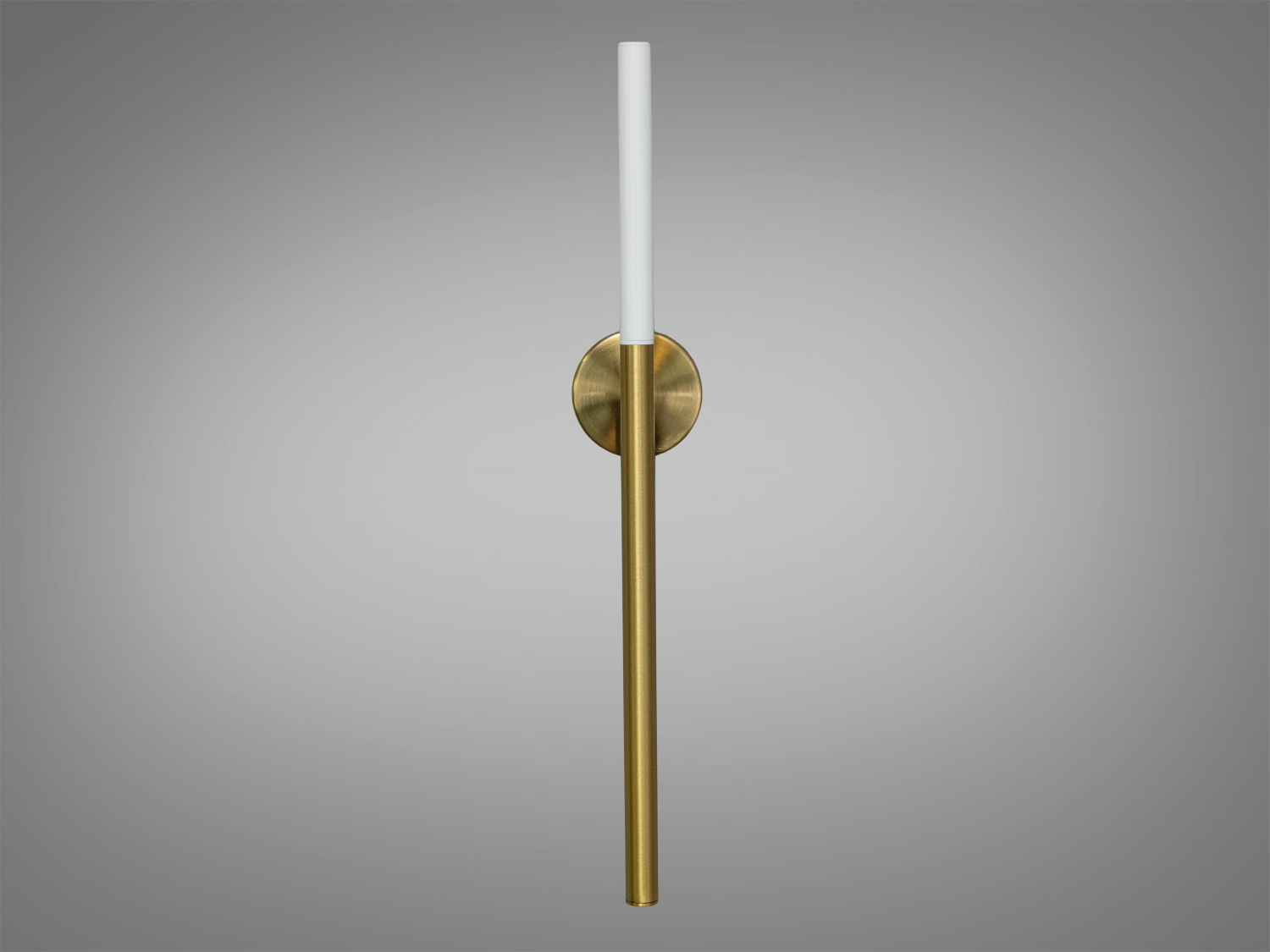 Елегантний світильник з трубчастим дизайном, золотистий з білим, підходить для освітлення вітальні або спальні.