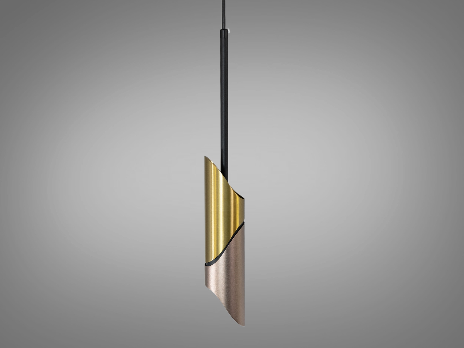 Чорний підвісний світильник з металу з цоколем GU10 та керуванням настінним вимикачем. Спрямоване акцентне світло для дому, кафе та вітрин.