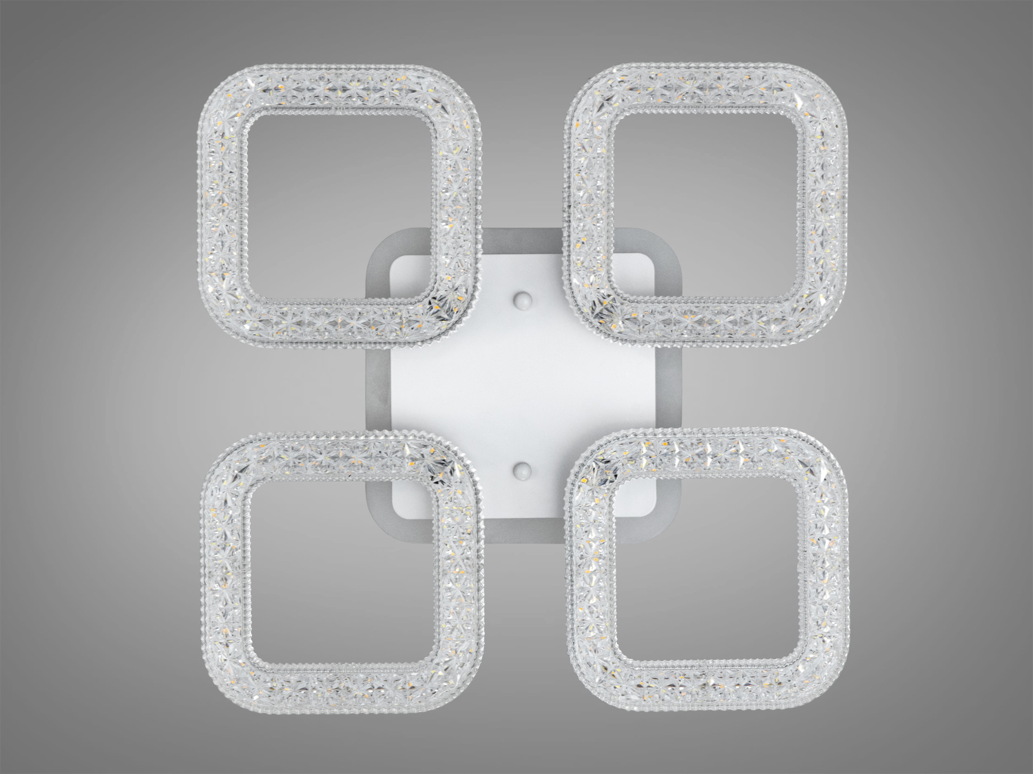 Стельовий світильник Серія Квадрати білий LED-підсвічування