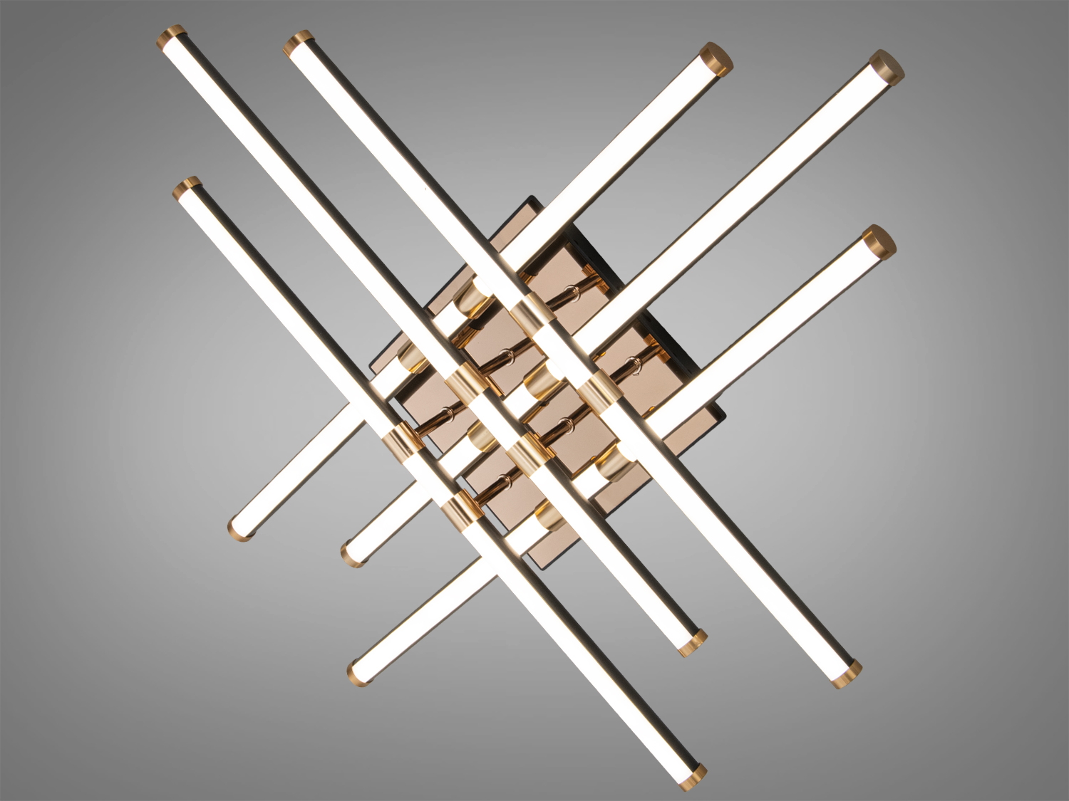 Лампа з білим світлом, геометричний дизайн, підходить для мінімалістичних інтер’єрів, стельовий монтаж.