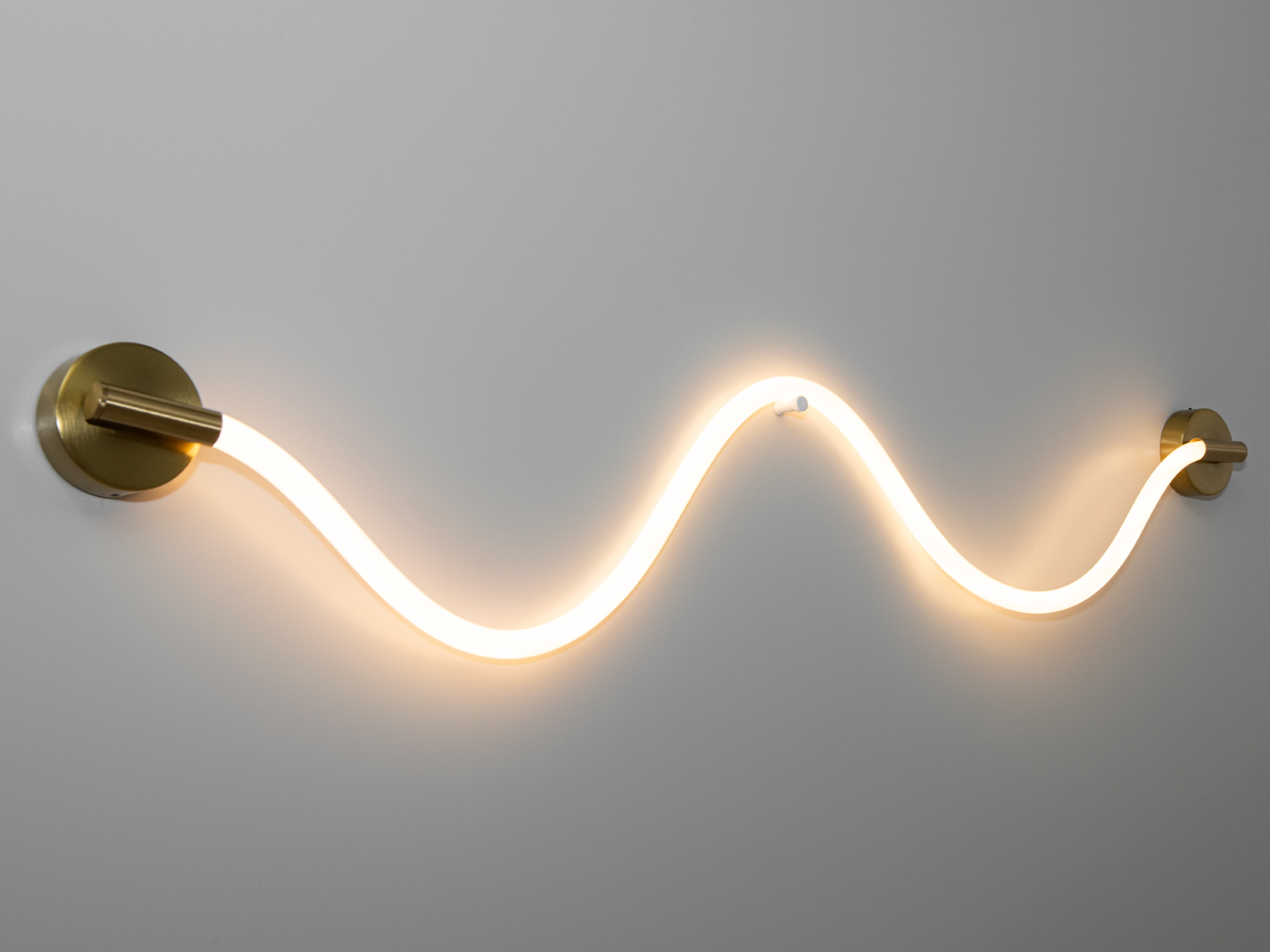 Настінний LED світильник шланг у спальню, колір бронза, 18WСветодиодные бра, Светильники LED, Потолочные, Серия 