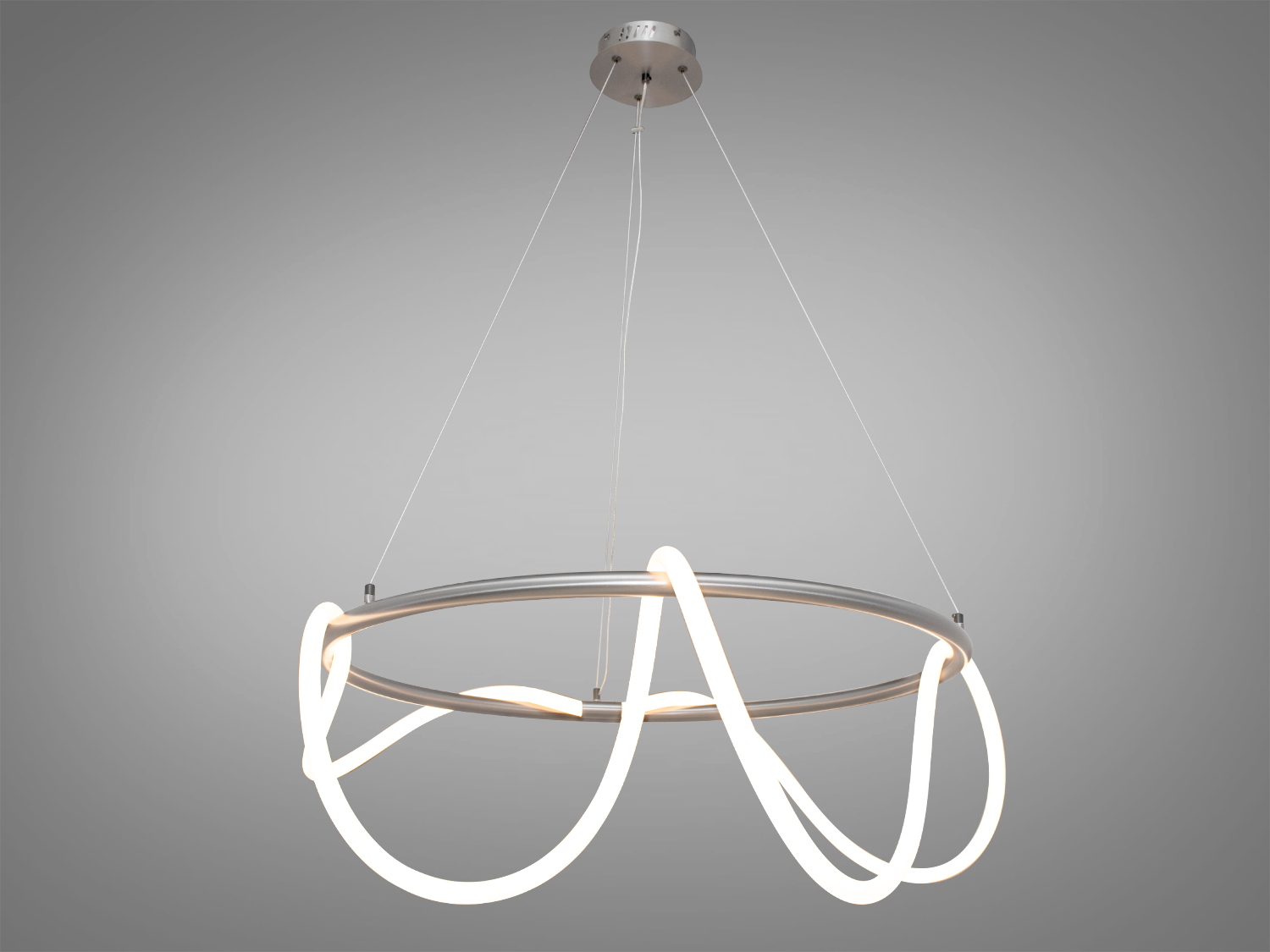 LED люстра-підвіс для коворкінгів із модним оригінальним дизайном із серії 