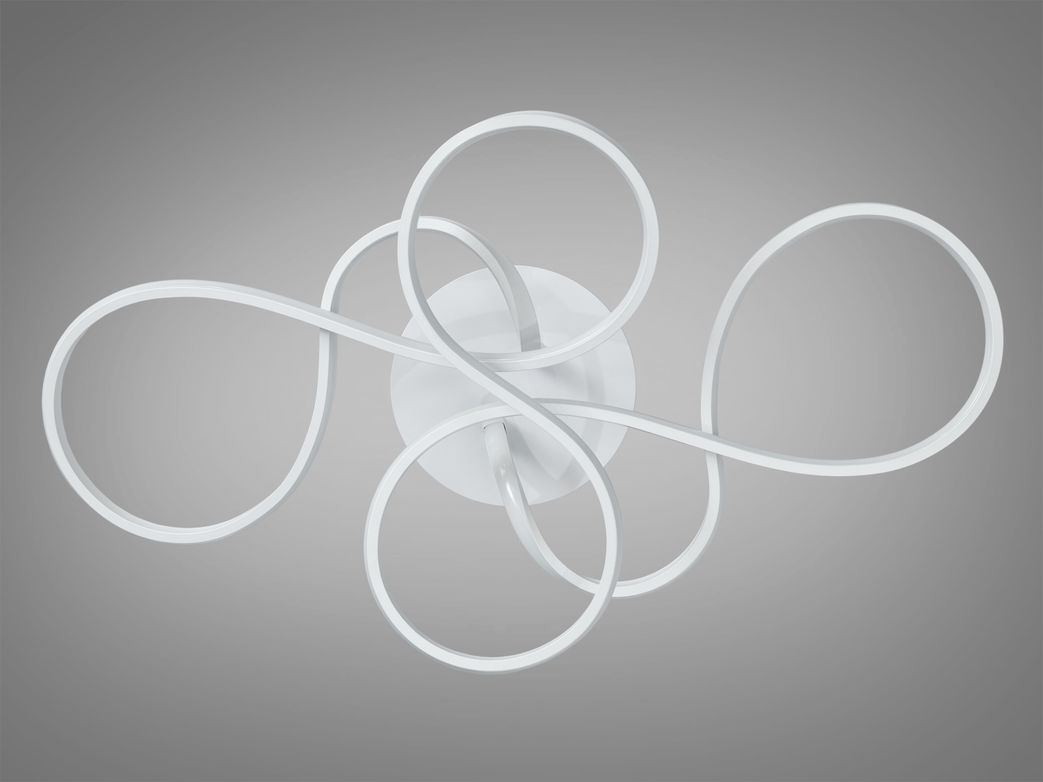 Потолкова LED люстра Diasha WG5099 біла сучасний дизайн без пульта 65 Вт