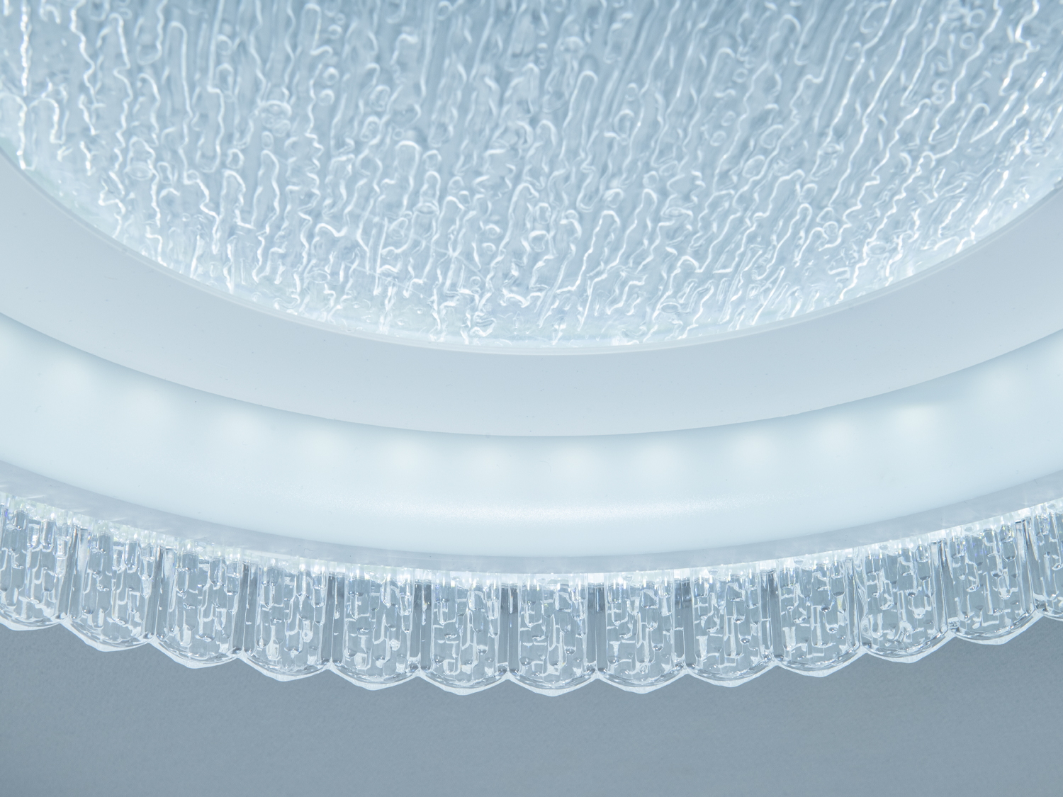 Потолочний світильник Diasha WG5156AWH білий світлодіодний з текстурованим акрилом