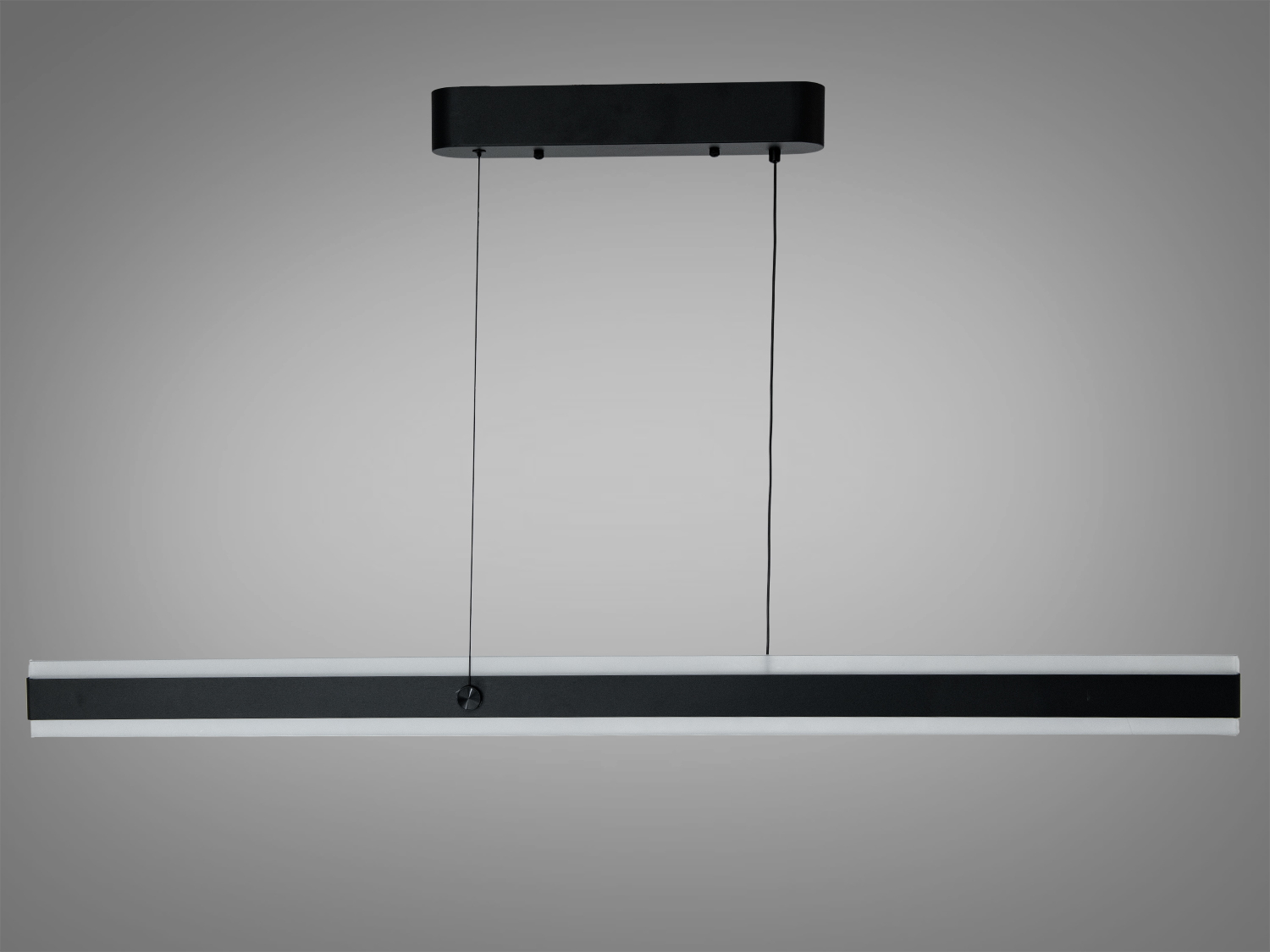 Світлодіодний підвісний світильник LED подвіс чорний лінійний сучасний