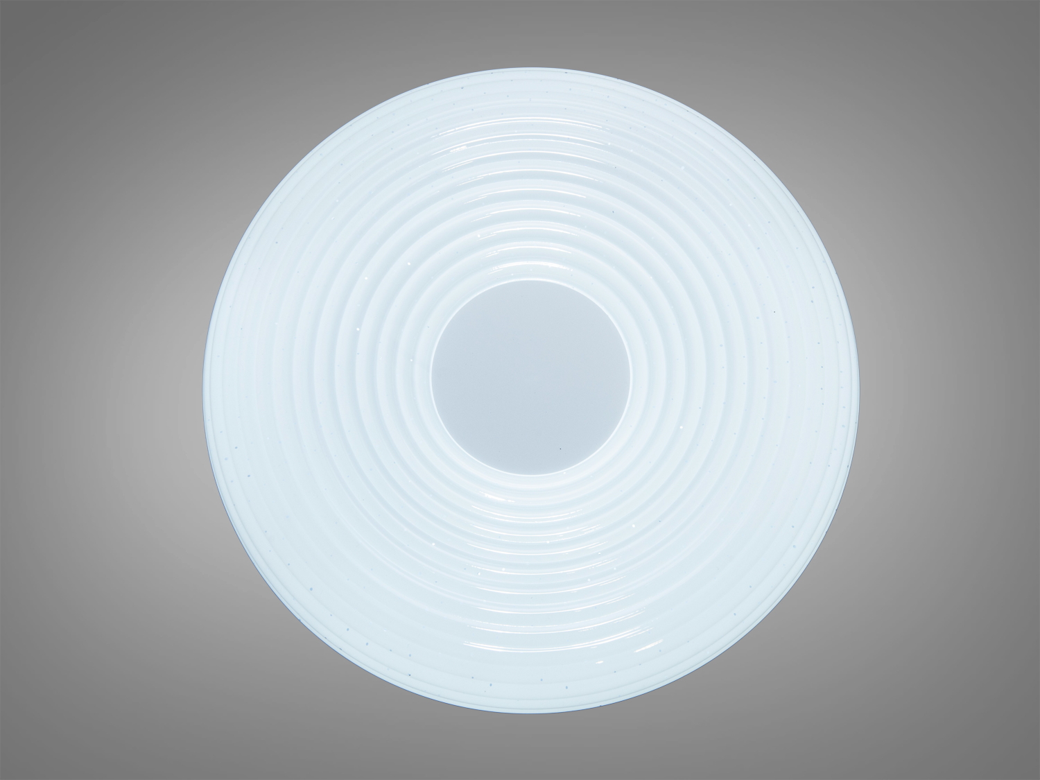 Кругла стельова люстра-таблетка у ванну, колір білий, 52W на 8м2