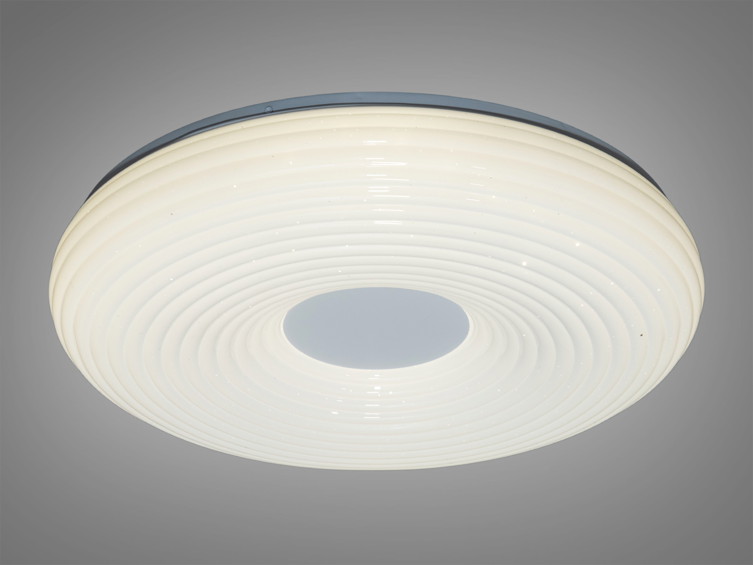 Сучасна світлодіодна смарт люстра в спальню, колір білий, 72W