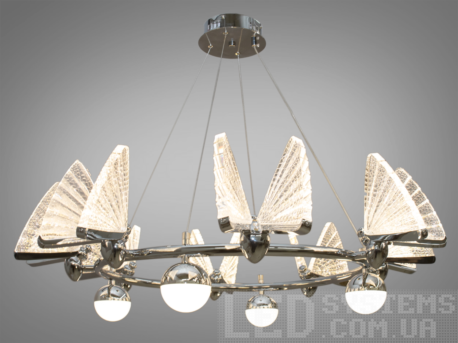 Парячий світлодіодний підвіс-люстра 