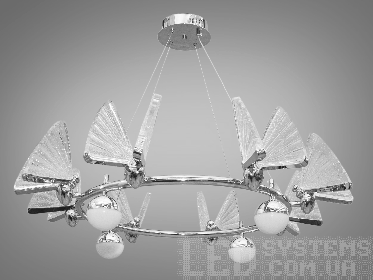 Парячий світлодіодний підвіс-люстра 