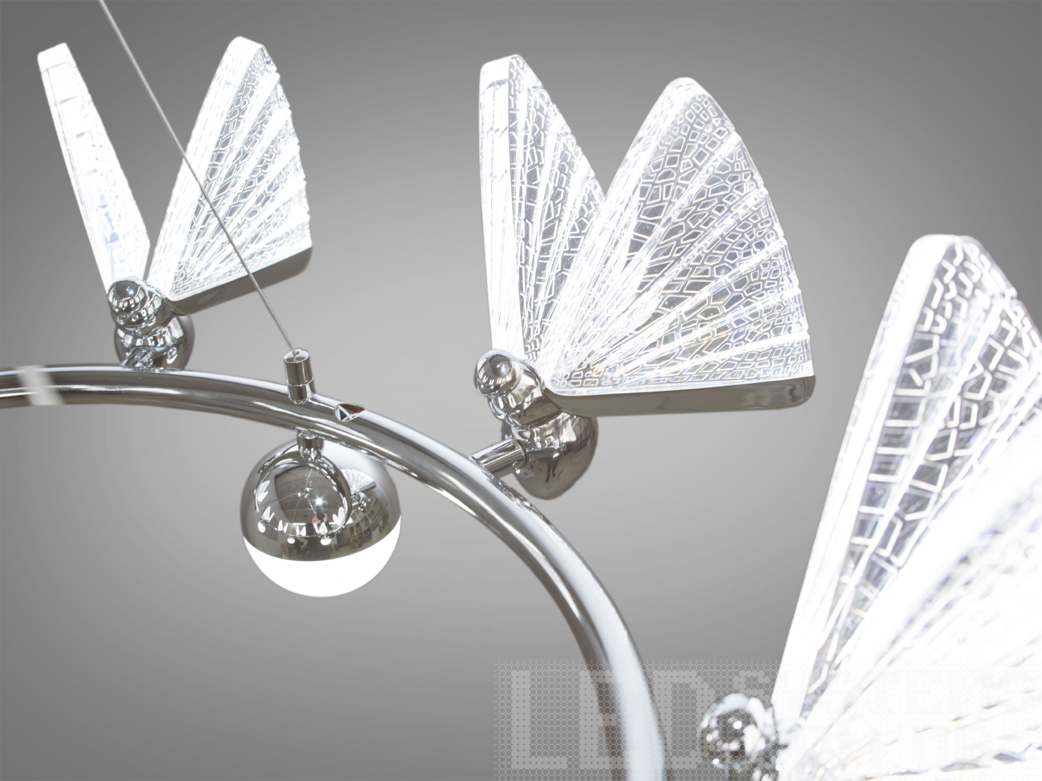 Парячий світлодіодний підвіс-люстра 